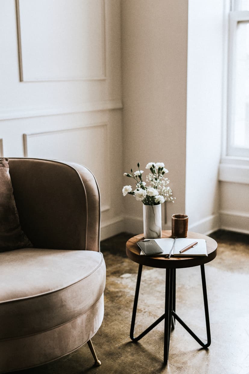 Therapist in a calm professional setting